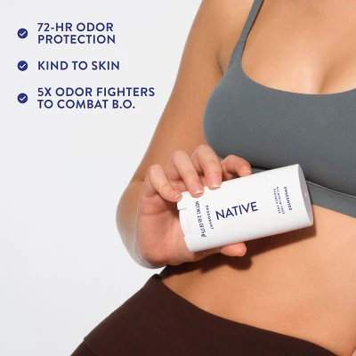 Native Solid Deodorant Unscented Aluminum-Free 2.65oz - Imperfect Container - Image 7