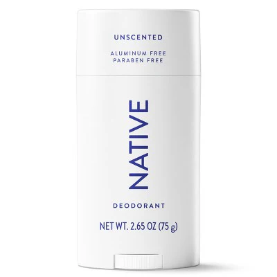 Native Solid Deodorant Unscented Aluminum-Free 2.65oz - Imperfect Container - Image 9