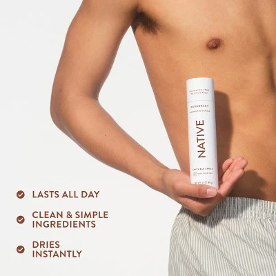 Native Spray Deodorant for Women & Men Coconut & Vanilla 3.5oz - Imperfect Container - Image 7