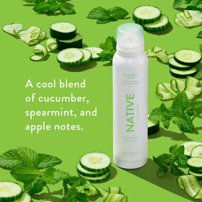 Native Spray Deodorant Cucumber & Mint 3.5oz - Imperfect Container - Image 3