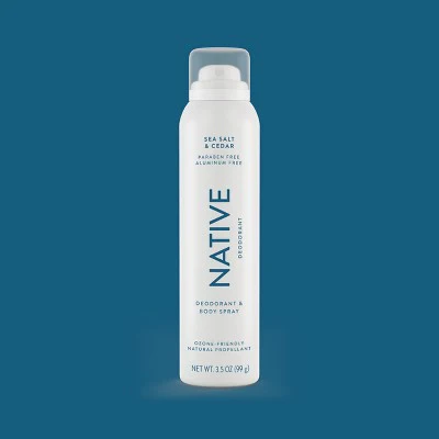 Native Spray Deodorant Sea Salt & Cedar 3.5oz - Imperfect Container - Image 8