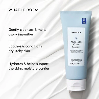 Naturium Multi-Calm Cream Cleanser 7.1 fl oz - Imperfect Container - Image 3