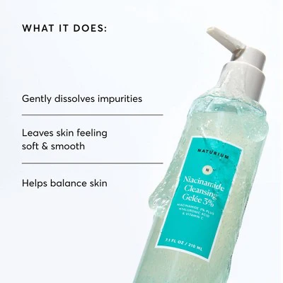 Naturium Niacinamide Cleansing Gelee 3% 7.1 fl oz - New - Image 3