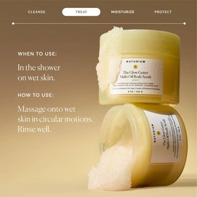 Naturium The Glow Getter Body Scrub 8oz - Imperfect Container - Image 5