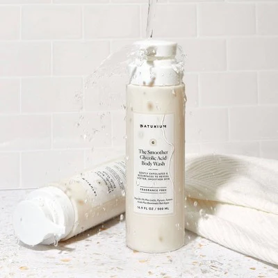 Naturium The Smoother Glycolic Acid Exfoliating Body Wash 16.9 fl oz - Imperfect Container - Image 9