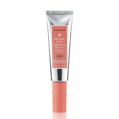 Naturium Tinted Dew Glow Moisturizer SPF 50 1.7 fl oz Medium - Imperfect Box