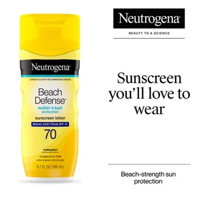 Neutrogena Beach Defense Lotion Twin Pack SPF 70 - Imperfect Box - Image 3