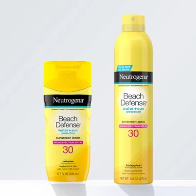 Neutrogena Beach Defense Sunscreen Spray SPF 30 8.5oz - Imperfect Container - Image 9