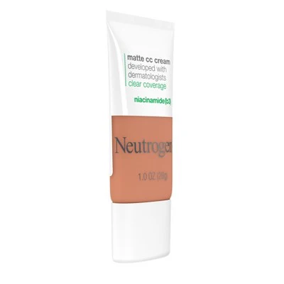Neutrogena Clear Coverage Flawless Matte Color Correcting Cream, Full-Coverage 7.5 Ginger - New - Image 4