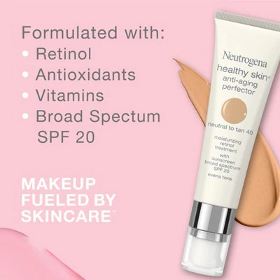 Neutrogena Healthy Skin Anti-Aging Perfector Retinol SPF 20 30 Light to Neutral - Imperfect Container - Image 3