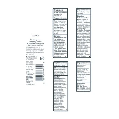 Neutrogena Healthy Skin Anti-Aging Perfector Retinol SPF 20 30 Light to Neutral - Imperfect Container - Image 8