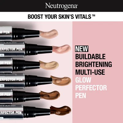 Neutrogena Healthy Skin Glow Perfector Pen Concealer Tan 0.1 fl oz - Imperfect Box - Image 3