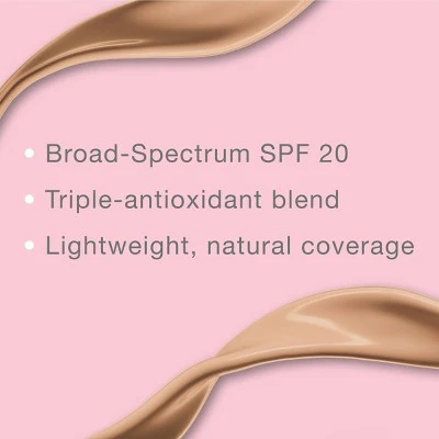 Neutrogena Healthy Skin Liquid Makeup Foundation; Broad Spectrum SPF 20 100 Natural Tan - Imperfect Container - Image 4