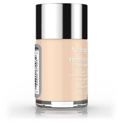 Neutrogena Healthy Skin Liquid Makeup Foundation, Lightweight & Flawless Coverage with Broad Spectrum SPF 20 Sunscreen 30 Buff - Imperfect Container - Image 6