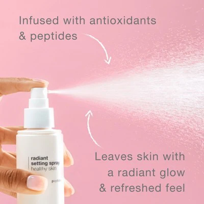 Neutrogena Healthy Skin Radiant Makeup Setting Spray with Antioxidants & Peptides 3.4 fl oz - Imperfect Container - Image 4