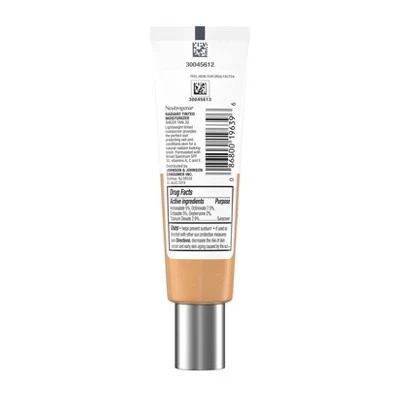 Neutrogena Healthy Skin Radiant Tinted Moisturizer SPF 30 Sheer Tan 30 1.1 fl oz - Imperfect Container - Image 6