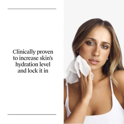 Neutrogena Hydro Boost Facial Cleanser Wipes 50ct - Imperfect Box - Image 4