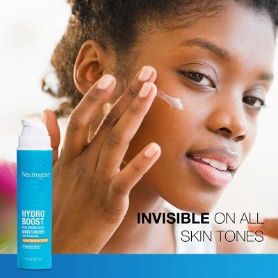 Neutrogena Hydro Boost Hyaluronic Acid Facial Moisturizer to Hydrate & Soothe Dry Skin SPF 50 1.7 fl oz - Imperfect Box - Image 5