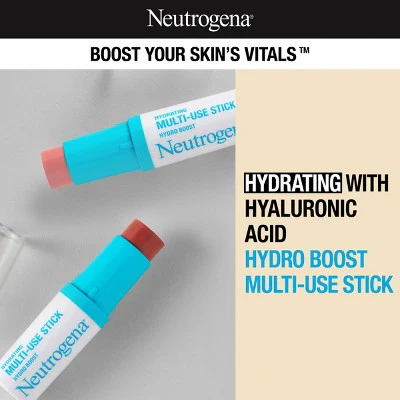 Neutrogena Hydro Boost Hydrating Multi-Use Highlighter Stick 0.26oz - Imperfect Box - Image 3