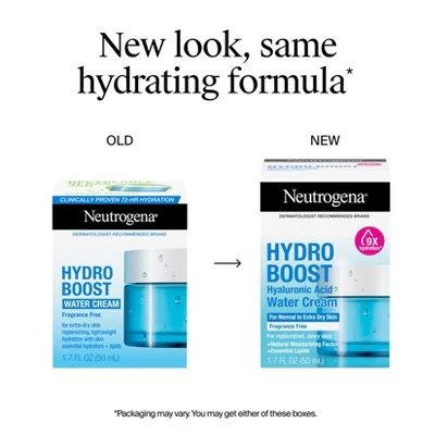 Neutrogena Hydro Boost Water Face Cream Dry Acne-Prone Skin 1.7oz - Missing Box - Image 10