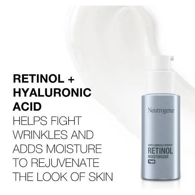 Neutrogena Rapid Wrinkle Repair Retinol Night Face Moisturizer 1 fl oz - Imperfect Box - Image 5