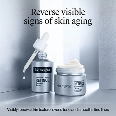 Neutrogena Rapid Wrinkle Repair Retinol Renewal Serum 1 fl oz - Imperfect Box - Image 9