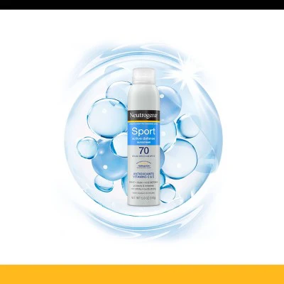 Neutrogena Ultimate Sport Body Spray Sunscreen SPF70 5oz - Imperfect Container - Image 2