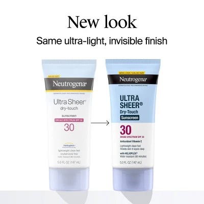 Neutrogena Ultra Sheer Dry-Touch Water Resistant Lotion SPF 30 5 fl oz - Imperfect Container - Image 3
