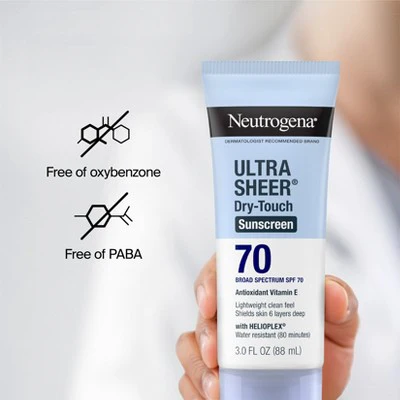 Neutrogena Ultra Sheer Sunscreen SPF 70 2pk/88ml - New - Image 8