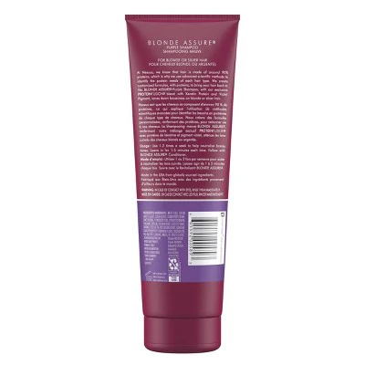 Nexxus Blonde Assure Purple Shampoo 8.5 fl oz - Imperfect Container - Image 2