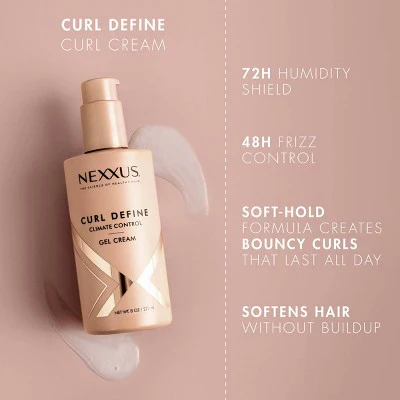 Nexxus Curl Define Climate Control Hair Gel Cream 8oz - New - Image 5