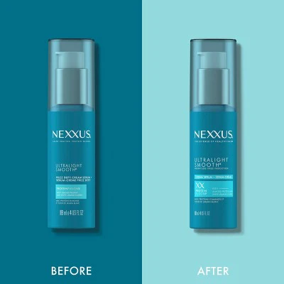 Nexxus Ultralight Smooth Frizz Defy Cream Serum 4 fl oz - Imperfect Container - Image 7