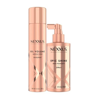 Nexxus XXL Volume Medium Hold Hair Spray 10oz - Imperfect Container - Image 3