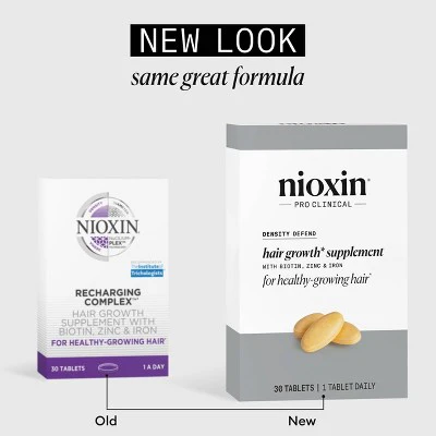 Nioxin Recharging Complex Hair Growth Vitamin - 2.4oz/30ct - Image 4