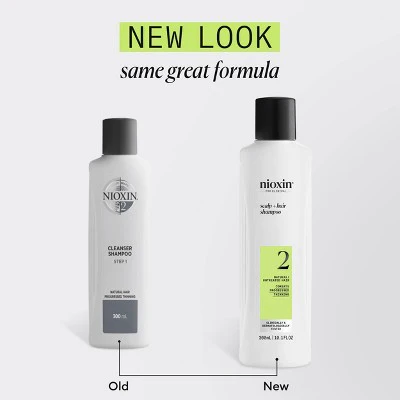 Nioxin System 2 Shampoo Cleanser 10.1 fl oz - New - Image 9