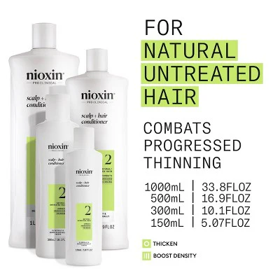 Nioxin System 2 Therapy Conditioner 10.1 fl oz - New - Image 3