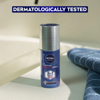NIVEA Men Age Defense Advanced Face Serum 1.0 fl oz - Imperfect Box - Image 11