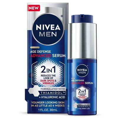 NIVEA Men Age Defense Advanced Face Serum 1.0 fl oz - Imperfect Box - Image 2