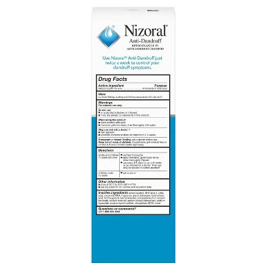 Nizoral Anti-Dandruff Shampoo with 1% Ketoconazole 14 fl oz - Imperfect Box - Image 2