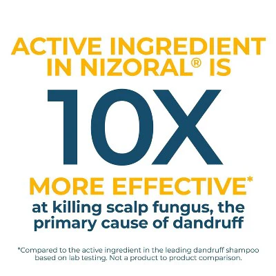 Nizoral Anti-Dandruff Shampoo with 1% Ketoconazole 14 fl oz - Imperfect Box - Image 4