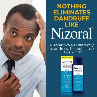 Nizoral Anti-Dandruff Shampoo with 1% Ketoconazole 14 fl oz - Imperfect Box - Image 6