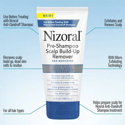Nizoral Pre-Shampoo Scalp Build-Up Remover 5 fl oz - New - Image 3
