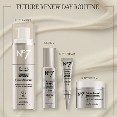 No7 Future Renew Damage Reversal Day Cream SPF 25 1.69 fl oz - Imperfect Box - Image 6