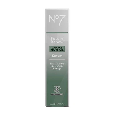 No7 Future Renew Damage Reversal Face Serum 1.69 fl oz - Imperfect Box - Image 9