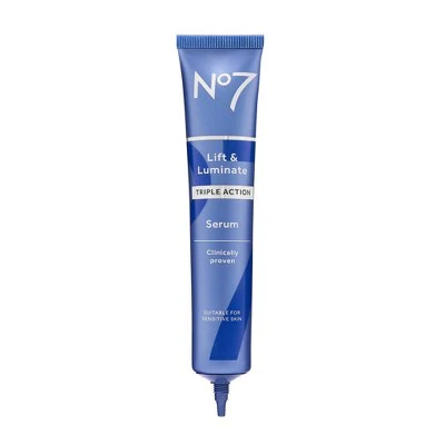 No7 Lift; Luminate Triple Action Face Serum 1.69 fl oz - Imperfect Box - Image 3