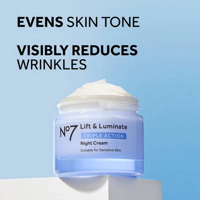 No7 Lift Luminate Triple Action Night Cream 1.69 fl oz - Imperfect Box - Image 9