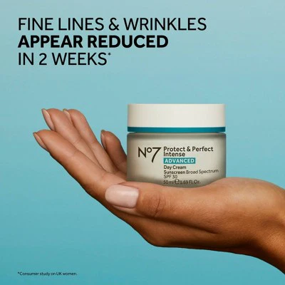 No7 Protect & Perfect Intense Advanced Day Cream with SPF 30 1.69 fl oz - Imperfect Box - Image 7