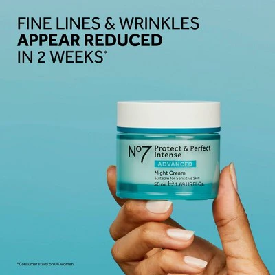 No7 Protect & Perfect Intense Advanced Moisturizing Night Cream 1.69 fl oz - Missing Box - Image 8