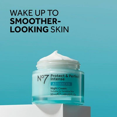 No7 Protect & Perfect Intense Advanced Moisturizing Night Cream 1.69 fl oz - Missing Box - Image 9