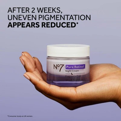 No7 Pure Retinol Night Repair Cream 1.69 fl oz - Imperfect Box - Image 6